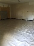 garage during conversion