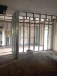 garage during conversion