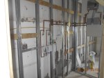 garage during conversion